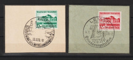 MiNr. 673-674 Briefstücke (0425) - Usados