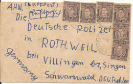 Australia Cover Sent Air Mail To Germany - Lettres & Documents