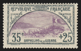 N°152, 35c+25c Ardoise Et Violet, Neuf ** Sans Charnière, Signé CALVES - TB - Unused Stamps