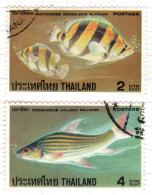 T+ Thailand 1978 Mi 871 874 Fische - Thaïlande