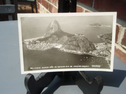 Belle Cpsm Vista Aerea Pao De Acucar-Rio De Janeiro-Brasil - Rio De Janeiro