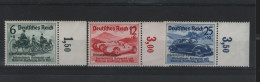 Deutsches Reich  Michel Kat.Nr Postfr/** 695/697 - Unused Stamps