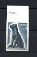 Monaco 1967 Old IMPERVED Proof Of Dog Stamp (Michel 872) Nice MNH - Neufs