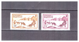 SAINT PIERRE  ET  MIQUELON   . N ° 171 / 172   .  2  VALEURS    . NEUVES   ** . SUPERBE . - Nuevos