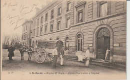 2421-314  Entrée D'un Malade Hôpital Mre Bégin à St Mandé Ambulance Datée 1903  Retrait Le 08-06 - Santé