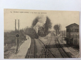 MORET-SUR-LOING (77) : La Gare (vue Intérieure) -1907 - Moret Sur Loing