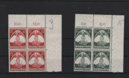 Deutsches Reich  Michel Kat.Nr Postfr/** 585/587 Vierer Falz Auf Rand - Unused Stamps