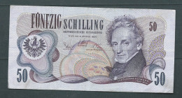 Autriche Billet 50 Schilling 2.1.1970  / Ferdinand Raimund -  F0756381 - Laura 6521 - Oostenrijk