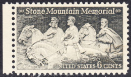 !a! USA Sc# 1408 MNH SINGLE W/ Left Margin (a2) - Stone Mountain Memorial - Ungebraucht