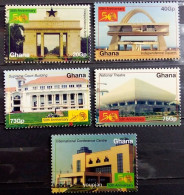 Ghana 2007, Monuments, MNH Stamps Set - Ghana (1957-...)