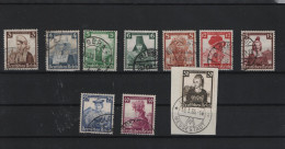 Deutsches Reich  Michel Kat.Nr Gest 588/597 (2) - Used Stamps