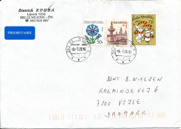 Czech Republic Cover Sent To Denmark 8-7-2005 - Lettres & Documents