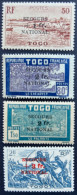 TOGO - 1941 - N°YT. 211 à 214 - Secours National - Série Complète - Neuf ** Sauf Le Nº211 * - Unused Stamps