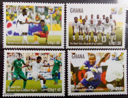 Ghana 2011, Black Satellites Soccer Team, MNH Stamps Set - Ghana (1957-...)