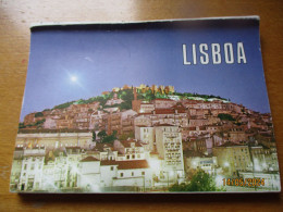 Dépliant Touristique Lisboa Avec 8 Cartes Postales écrites Partiellement - Autres & Non Classés