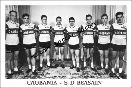 PHOTO CYCLISME REENFORCE GRAND QUALITÉ ( NO CARTE ), GROUPE TEAM CAOBANIA 1958 - Wielrennen