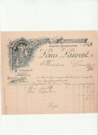 16-L.Laurent...Manufacture De Bérets Béarnais & De Chapellerie....Angoulême ..(Charente)...1899 - Kleding & Textiel