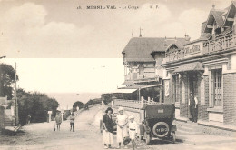 P1-76 MESNIL VAL -LA GORGE TRES BELLE CPA ANIMEE ET  VOITURE ANCIENNE - Mesnil-Val