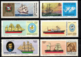 Argentinien Argentina - Lot Aus 1972 - 1980 - Postfrisch MNH - Schiffe Ships - Bateaux