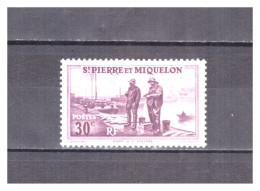 SAINT PIERRE  ET  MIQUELON   . N ° 175  .  30 C   LILAS     . NEUF   ** . SUPERBE . - Unused Stamps