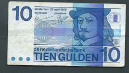 BILLET PAYS-BAS 10 GULDEN 1968 - 2107052181 - Laura 6522 - 10 Gulden