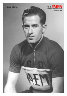 PHOTO CYCLISME REENFORCE GRAND QUALITÉ ( NO CARTE ), JOSE SERRA TEAM FAEMA 1958 ( FORMAT 10,5 X 15 - Ciclismo