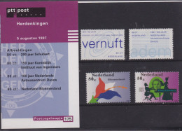 NEDERLAND, 1997, MNH Zegels In Mapje, Vier Herdenkingen Zegels , NVPH Nrs. 1729-1732, Scannr. M175 - Neufs