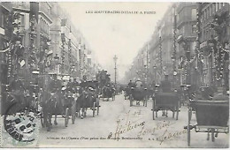CPA Paris Avenue De L'Opéra Vue Prise Des Grands Boulevards - District 09