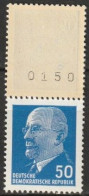 DDR 1963 MiNr.937 R  3er Streifen Walter Ulbricht ( B2915) - Neufs