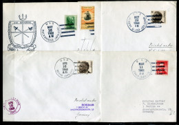 USA Schiffspost, Navire, Paquebot, Ship Letter, USS Rockbridge, Bexar, Savis, Albert David - Marcofilia