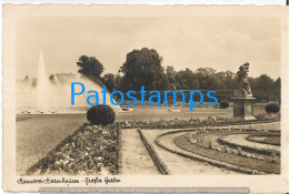 229393 GERMANY HANNOVER GARDEN & SOURCE STAMP TIRANO CIRCULATED TO ARGENTINA POSTAL POSTCARD - Other & Unclassified