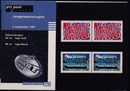 NEDERLAND, 1997, MNH Zegels In Mapje, Jongeren Zegels , NVPH Nrs. 1733-1734, Scannr. M176 - Unused Stamps