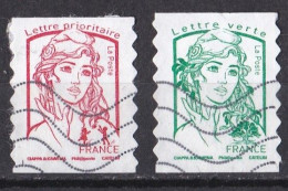 France -  Adhésifs  (autocollants )  Y&T N °  Aa   1214  Et  1215  Oblitérés - Used Stamps