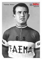 PHOTO CYCLISME REENFORCE GRAND QUALITÉ ( NO CARTE ), FRANCISCO MORENO TEAM FAEMA 1958 ( FORMAT 10,5 X 15 ) - Ciclismo