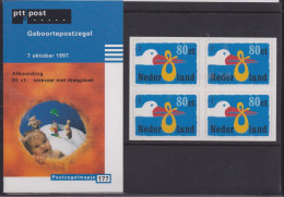 NEDERLAND, 1997, MNH Zegels In Mapje, Geboorte Zegels , NVPH Nrs. 1735, Scannr. M177 - Unused Stamps