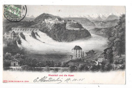 SUISSE - CPA DOS SIMPLE De 1905 - RHEINFALL Und Die Alpen - TROY/TOUL  - - Other & Unclassified