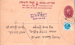 Nepal Postal Stationery Flower  - Népal