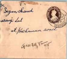 India Postal Stationery George VI 1A Bombay Cds - Postcards