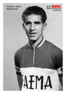 PHOTO CYCLISME REENFORCE GRAND QUALITÉ ( NO CARTE ), FEDERICO M. BAHAMONTES TEAM FAEMA 1958 ( FORMAT 10,5 X 15 ) - Wielrennen