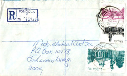 RSA South Africa Cover Pongola To Johannesburg - Lettres & Documents