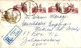 RSA South Africa Cover Durban To Johannesburg - Cartas & Documentos