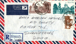 RSA South Africa Cover Musgrave Durban To Johannesburg - Lettres & Documents