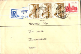 RSA South Africa Cover Brits  To Johannesburg - Lettres & Documents