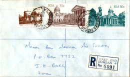 RSA South Africa Cover East End Durban  - Cartas & Documentos