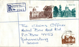 RSA South Africa Cover North End Port Elizabeth  To Johannesburg - Lettres & Documents