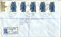 RSA South Africa Cover Brakpan  To Johannesburg - Lettres & Documents