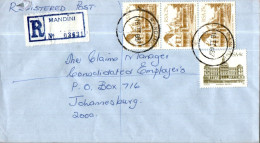 RSA South Africa Cover Mandini  To Johannesburg - Lettres & Documents