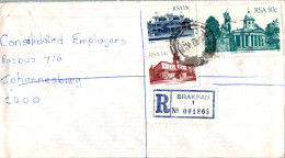 RSA South Africa Cover Breakpan  To Johannesburg - Storia Postale