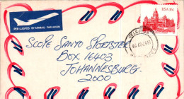 RSA South Africa Cover  Cape Town To Johannesburg - Lettres & Documents