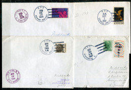 USA Schiffspost, Navire, Paquebot, Ship Letter, USS Sarsfield, Rowan, Cochrane, Cowell - Postal History